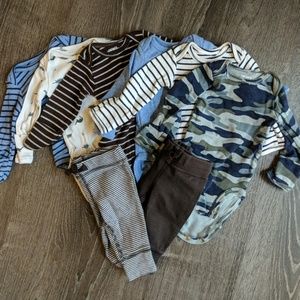 Carter's Newborn Boy Bodysuits and Knit Pants